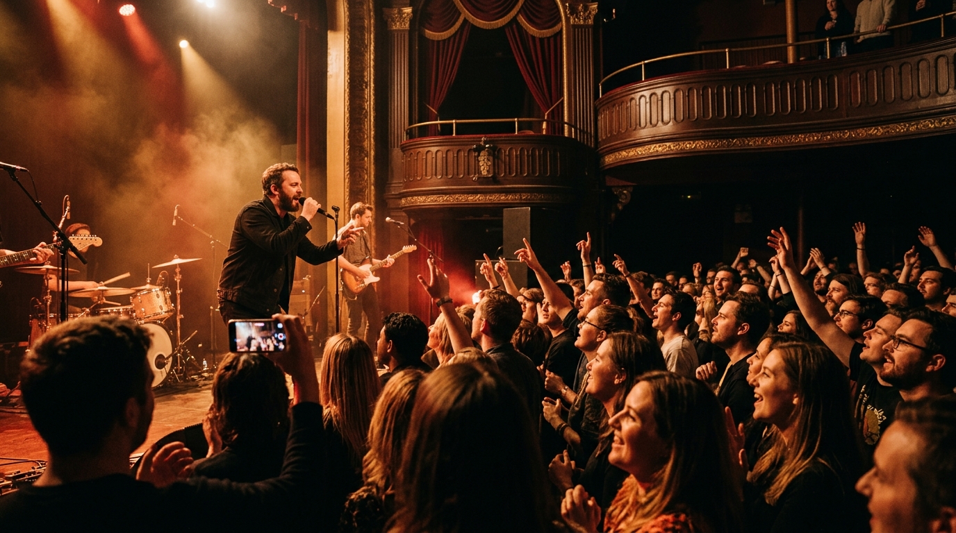 Koncert hangulat az Evening Event Hallban
