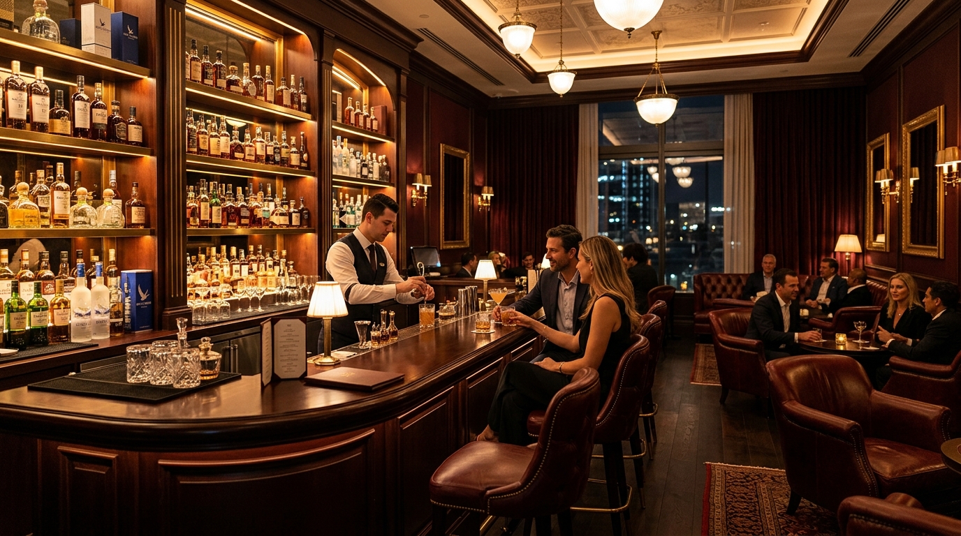 A bár és lounge terület